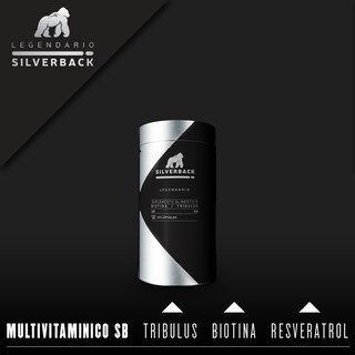 Foto 2 | Foto 2 | Silverback Multivitaminico de 60 Cápsulas con Tribulus/ Resveratrol/ Biotina
