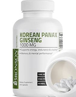 Foto 6 | Foto 6 | Suplemento Bronson Korean Panax Ginseng 1000 Mg 250 Cápsulas - Venta Internacional.