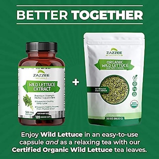 Foto 6 | Foto 6 | Suplemento De Extracto De Lechuga Silvestre De Zazzee, 500 Mg, 120 Cápsulas Veganas - Venta Internacional.