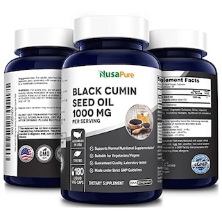 Foto 4 | Foto 4 | Suplemento De Aceite De Semilla Negra Nusapure, 1000 Mg, 180 Cápsulas De Gelatina Blanda - Venta Internacional.