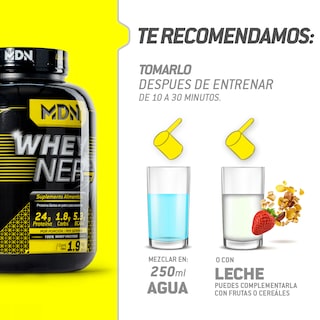 Foto 6 | Foto 6 | Proteína Suero de Leche Wheyner MDN Sports Sabor Chocolate