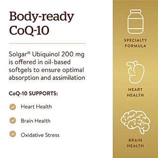 Foto 5 | Foto 5 | Suplemento Solgar Ubiquinol 100 mg 50 Cápsulas Blandas Advanced Antioxidantes - Venta Internacional