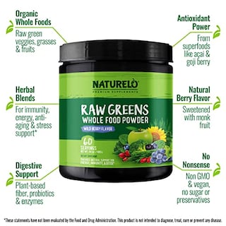 Foto 4 | Foto 4 | Superalimento en Polvo Naturelo Verduras Crudas Bayas Silvestres 60 Porciones - Venta Internacional