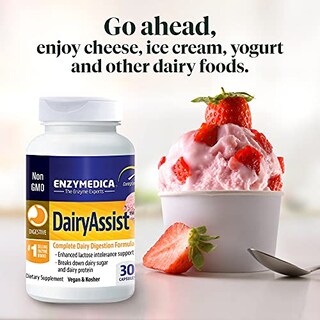 Foto 5 | Foto 5 | Suplemento Enzymedica Dairyassist Digestive Relief 30 Cápsulas - Venta Internacional.