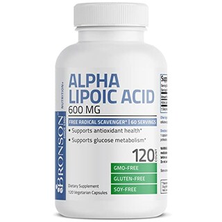Foto 1 | Foto 1 | Suplemento De Ácido Alfa Lipoico Bronson 600 Mg 120 Cápsulas - Venta Internacional.