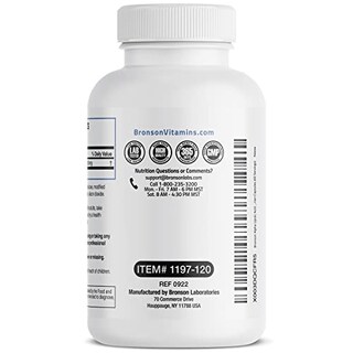 Foto 5 | Foto 5 | Suplemento De Ácido Alfa Lipoico Bronson 600 Mg 120 Cápsulas - Venta Internacional.