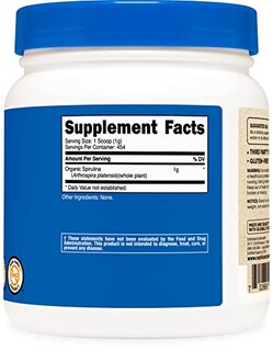 Foto 4 | Foto 4 | Espirulina Orgánica en Polvo Nutricost 454 g - Venta Internacional