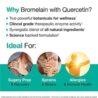 Foto 2 | Foto 2 | Suplemento De Bromelina De Vitamina Dica Con Quercetina 60 Unidades - Venta Internacional.