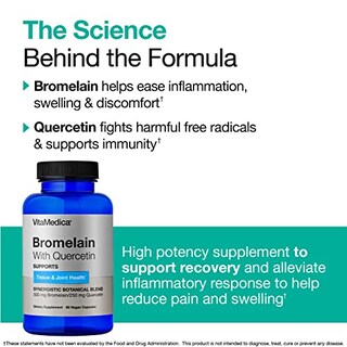 Foto 3 | Foto 3 | Suplemento De Bromelina De Vitamina Dica Con Quercetina 60 Unidades - Venta Internacional.