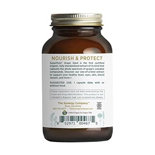 Foto 2 | Foto 2 | Suplemento De Extracto De Semilla De Uva Superpure De Pure Synergy 60 Cápsulas - Venta Internacional.
