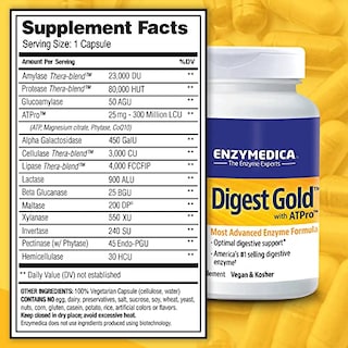 Foto 2 | Foto 2 | Suplemento Enzymedica Digest Gold + Atpro 45 Cápsulas - Venta Internacional.