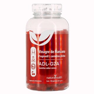 Foto 1 | Foto 1 | Vinagre De Manzana Adl-gza Cereza 100 Gomitas Natural Health