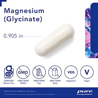 Foto 3 | Foto 3 | Glicinato De Magnesio Supplement Pure Encapsulations 180 Cápsulas - Venta Internacional.
