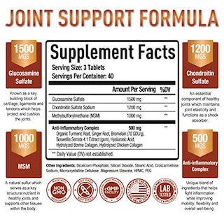 Foto 2 | Foto 2 | Complemente La Glucosamina Condroitina Msm Puramente Óptima Con Tur - Venta Internacional.