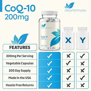 Foto 7 | Foto 7 | Suplemento Clearformulas Pure Coq10 200 Mg 200 Cápsulas - Venta Internacional.