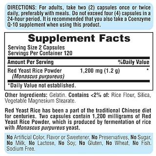Foto 3 | Foto 3 | Suplemento Puritan's Pride, Levadura Roja, Arroz, 600 Mg, 240 Tabletas - Venta Internacional.