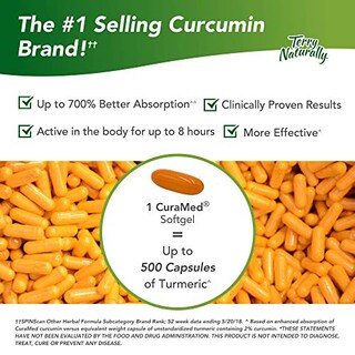 Foto 2 | Foto 2 | Suplemento Terry Naturally Curamed 750 mg con Cúrcuma 30% Blanda - Venta Internacional