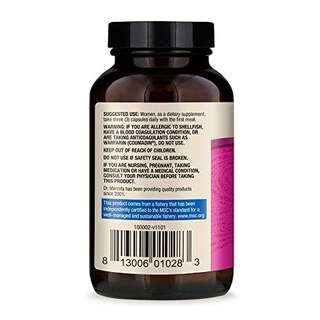 Foto 2 | Foto 2 | Suplemento De Aceite De Krill Antártico Dr. Mercola Para Mujer 270 Cápsulas - Venta Internacional.