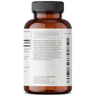 Foto 5 | Foto 5 | Suplemento Futurebiotics Ginkgo Biloba 500 Mg Extra Strength - Venta Internacional.