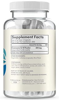Foto 3 | Foto 3 | Suplemento Clearformulas Coq10 400 Mg 200 Cápsulas Para El Corazón - Venta Internacional.