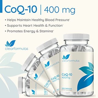 Foto 5 | Foto 5 | Suplemento Clearformulas Coq10 400 Mg 200 Cápsulas Para El Corazón - Venta Internacional.