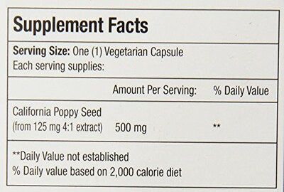 Foto 4 | Foto 4 | Suplemento Bio Nutrition California Poppy Vegi-caps 60 Unidades - Venta Internacional.