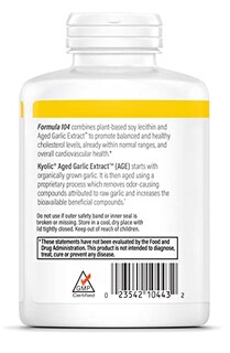 Foto 2 | Foto 2 | Suplemento De Extracto De Ajo Envejecido Kyolic, Fórmula 104, 300 Cápsulas - Venta Internacional.