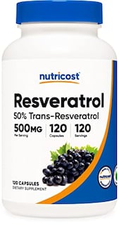 Foto 1 | Foto 1 | Suplemento Nutricost Resveratrol 500 Mg 120 Cápsulas - 50% Tr - Venta Internacional.