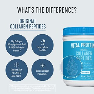 Foto 5 | Foto 5 | Péptidos De Colágeno En Polvo Vital Proteins Con Ácido Hialurónico 6 - Venta Internacional.