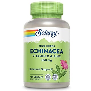 Foto 1 | Foto 1 | Suplemento Solaray, Equinácea, Vitamina C Y Zinc, 850 Mg, 100 Vegc - Venta Internacional.