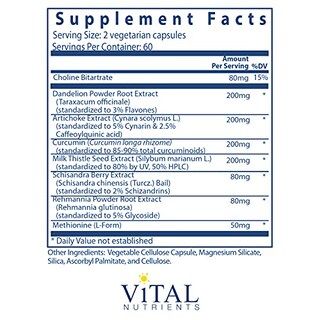 Foto 2 | Foto 2 | Suplemento Vital Nutrients Liver Support 120 Cápsulas - Venta Internacional.
