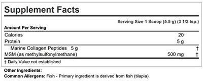 Foto 3 | Foto 3 | Péptidos De Colágeno Marino En Polvo Y Msm 120 Porciones - Venta Internacional.
