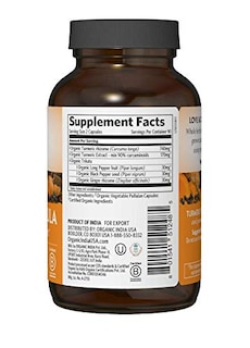 Foto 2 | Foto 2 | Suplemento De Curcumina De Cúrcuma Organic India 180 Cápsulas - Venta Internacional.