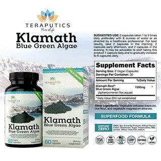 Foto 2 | Foto 2 | Suplemento Teraputics Premium Klamath Blue Green Algae 500 Mg - Venta Internacional.