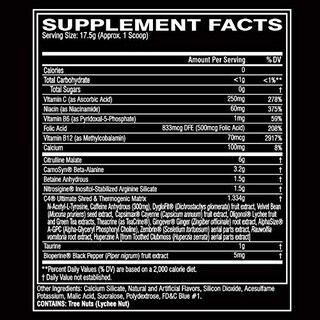 Foto 2 | Foto 2 | Suplemento Cellucor C4 Ultimate Shred Para Antes Del Entrenamiento, 360 G - Venta Internacional.