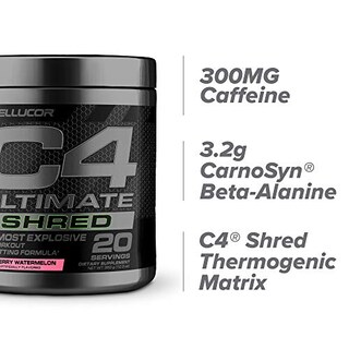Foto 3 | Foto 3 | Suplemento Cellucor C4 Ultimate Shred Para Antes Del Entrenamiento, 360 G - Venta Internacional.