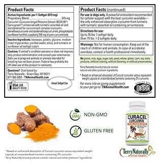 Foto 5 | Foto 5 | Suplemento Curacel Curcumin 37 De Terry Naturally Animal Health - Venta Internacional.