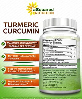 Foto 6 | Foto 6 | Suplemento De Curcumina De Cúrcuma De Squared Nutrition 1600 Mg - Venta Internacional.