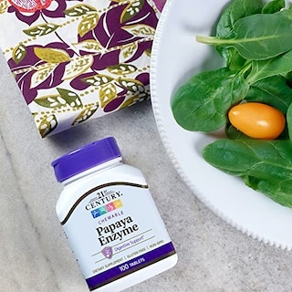Foto 4 | Foto 4 | Tabletas Masticables 21st Century Papaya Enzyme Tropical, 100 Unidades - Venta Internacional.