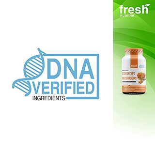 Foto 4 | Foto 4 | Suplemento De Hongos Cordyceps Orgánicos Fresh Nutrition 1500 Mg - Venta Internacional.