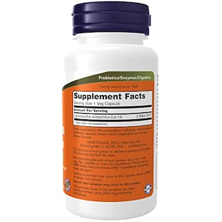 Foto 2 | Foto 2 | Supplement Now Acidophilus, 2 Mil Millones De Cfu, 100 Cápsulas Vegetarianas - Venta Internacional.