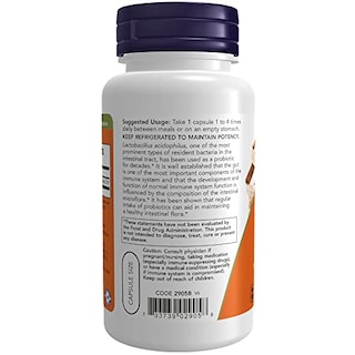 Foto 3 | Foto 3 | Supplement Now Acidophilus, 2 Mil Millones De Cfu, 100 Cápsulas Vegetarianas - Venta Internacional.
