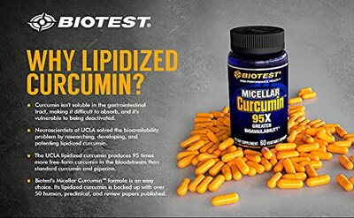 Foto 6 | Foto 6 | Suplemento Biotest De Curcumina Micelar, 60 Cápsulas, 2 Meses - Venta Internacional.