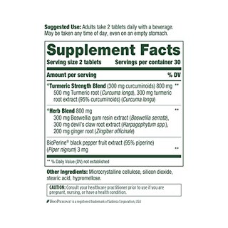 Foto 2 | Foto 2 | Suplemento Megafood Turmeric Strength For Joint 60 Comprimidos - Venta Internacional.