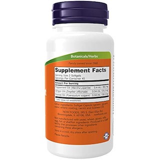 Foto 2 | Foto 2 | Geles De Menta Supplement Now Foods Con Jengibre E Hinojo 90s - Venta Internacional.