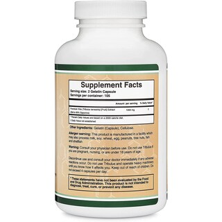 Foto 2 | Foto 2 | Suplemento Double Wood Tribulus Terrestris 1000 Mg 210 Cápsulas - Venta Internacional.