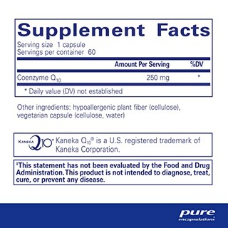 Foto 2 | Foto 2 | Suplemento De Coenzima Q10 De Pure Encapsulations 250 Mg Con 60 Cápsulas - Venta Internacional.