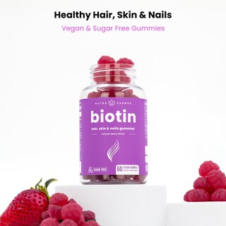 Foto 2 | Foto 2 | Gomitas De Biotina Nutrachamps Sin Azúcar, 10.000 Mcg, Para Cabello Y Piel - Venta Internacional.