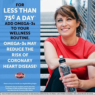 Foto 6 | Foto 6 | Suplemento De Aceite De Pescado Megared Omega 3 800 Mg 80 Cápsulas Blandas - Venta Internacional.