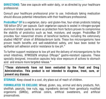 Foto 3 | Foto 3 | Suplemento Probiótico Xymogen Probiomax Df 100 Mil Millones De Cfu - Venta Internacional.